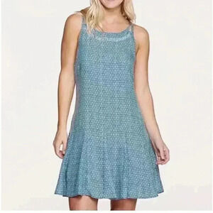 Toad&Co Blue Green Mini Sun Dress